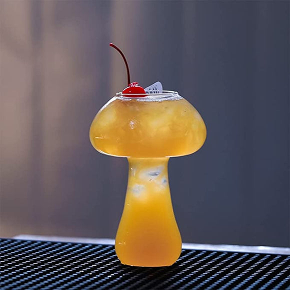 Mushroom Cocktail Glass - Hand Blown | Enoki Shop
