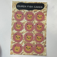 Ramen Pika Stickers 4x6" Sticker Sheet