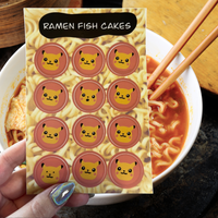 Ramen Pika Stickers 4x6" Sticker Sheet