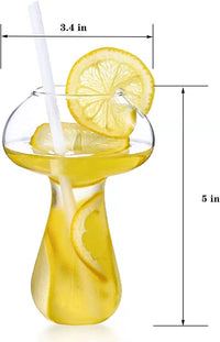 Mushroom Cocktail Glass - Hand Blown | Enoki Shop