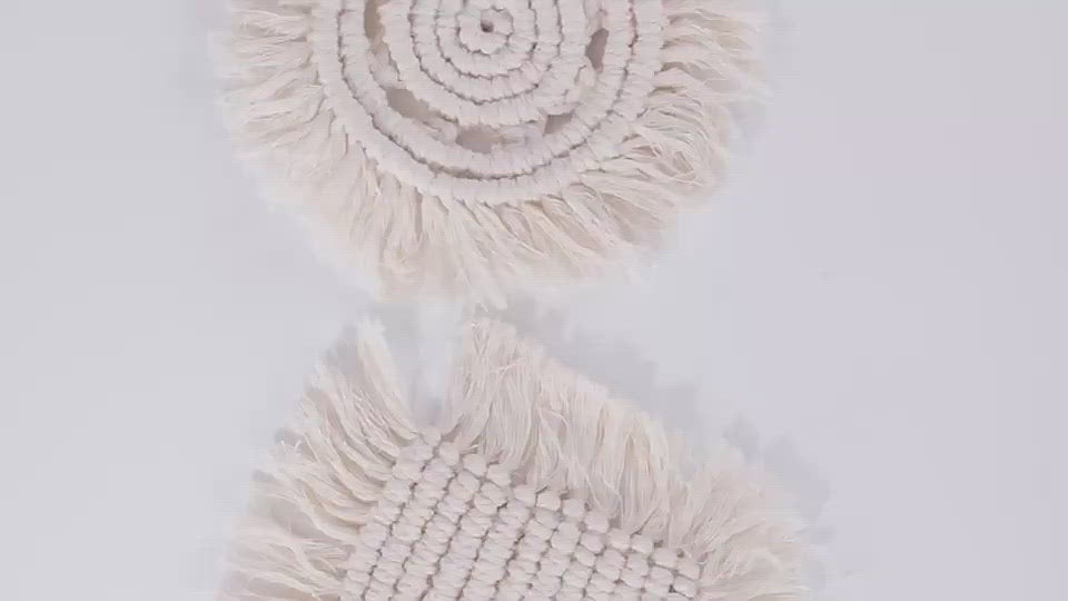 Macrame coaster