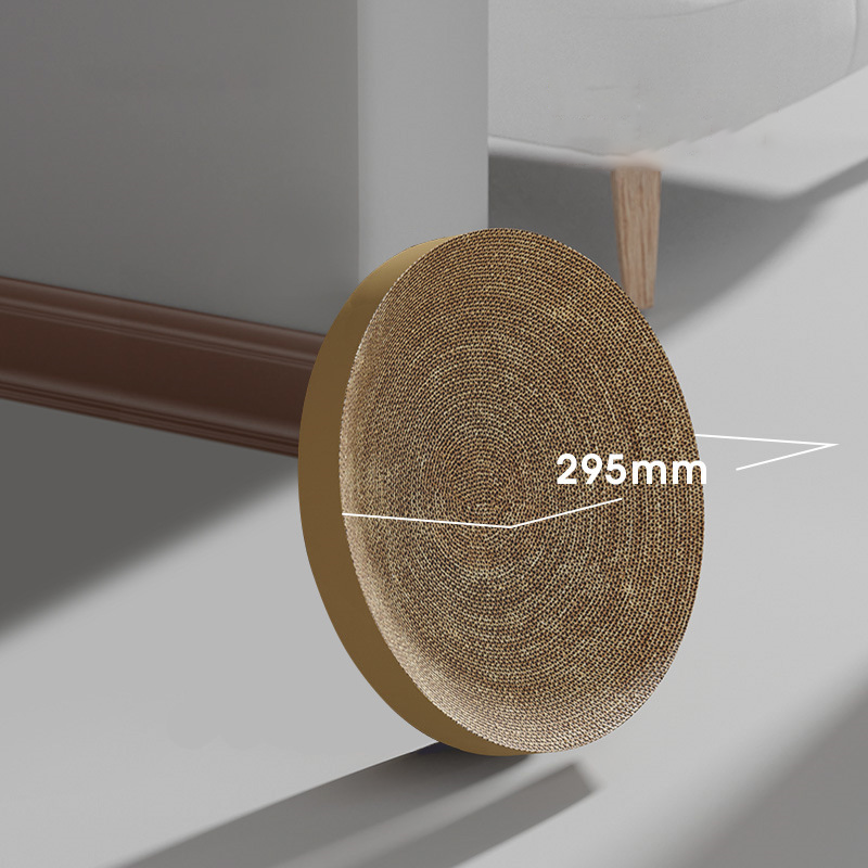 Minimalist Cat Scratcher and Ball Toy